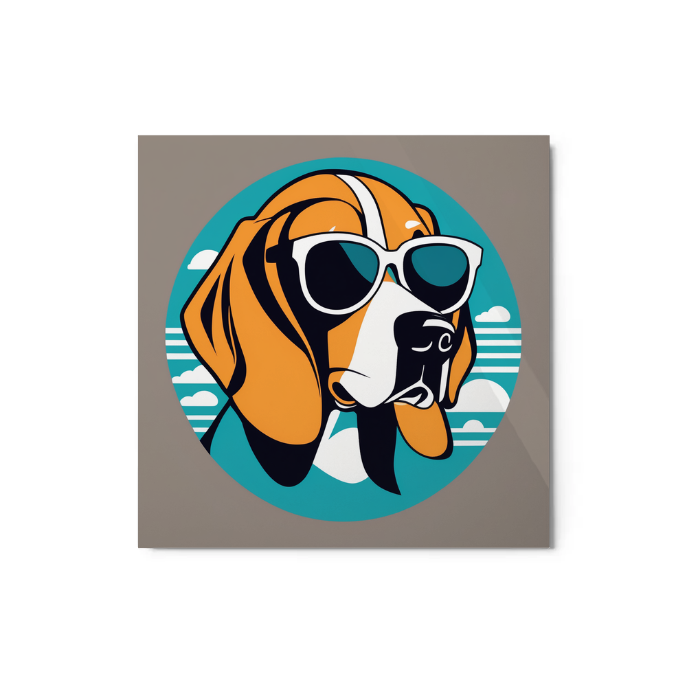 PugMug Custom Beagle Metal Print