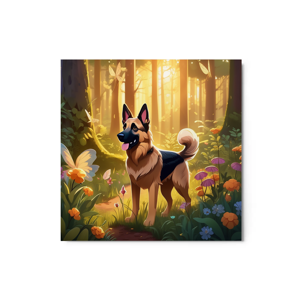 PugMug Custom German Shepherd Dog Metal Print