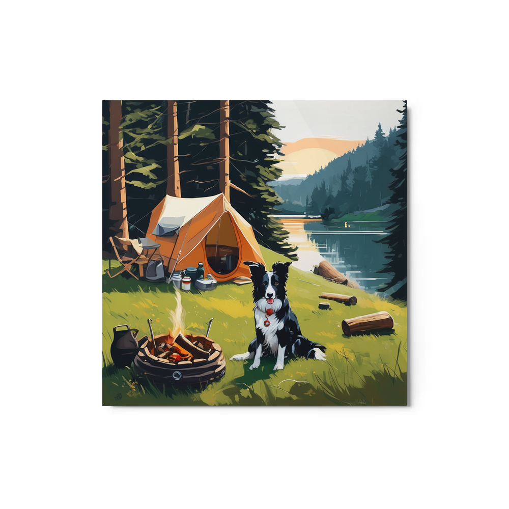 PugMug Custom Border Collie Metal Print