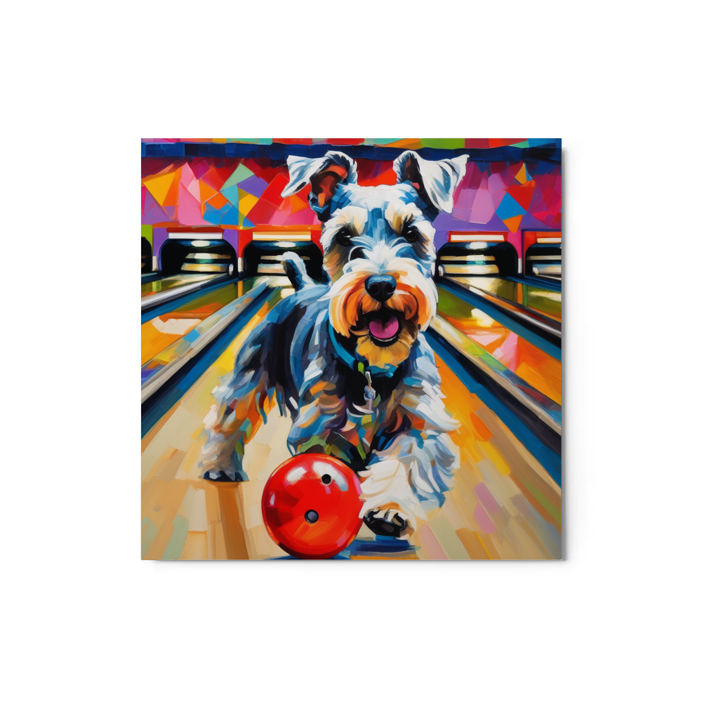 PugMug Custom Miniature Schnauzer Metal Print