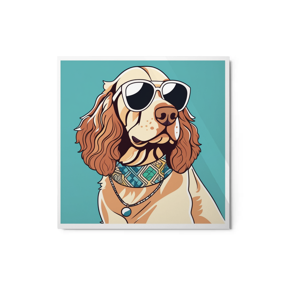 PugMug Custom Cocker Spaniel Metal Print
