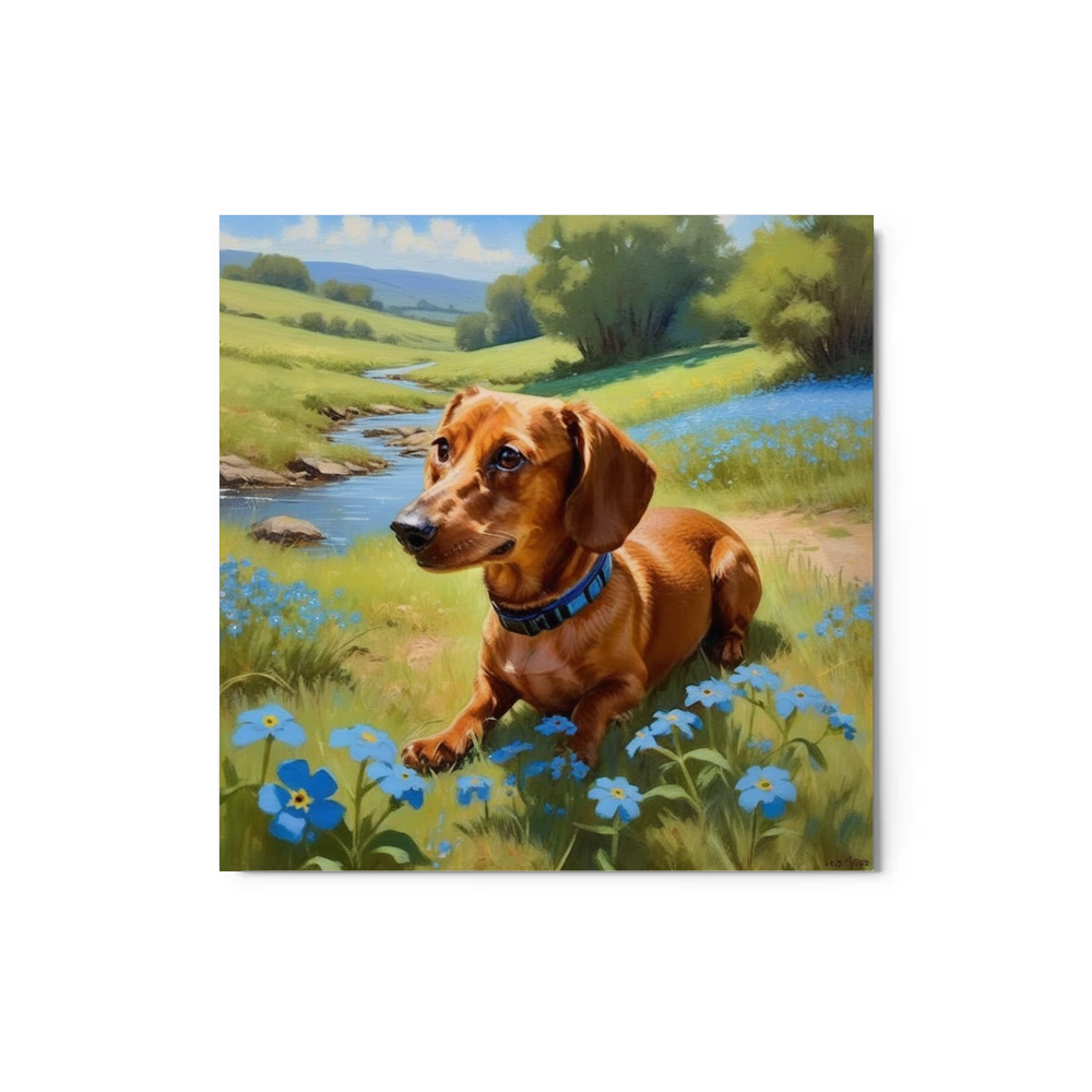 PugMug Custom Rex Metal Print