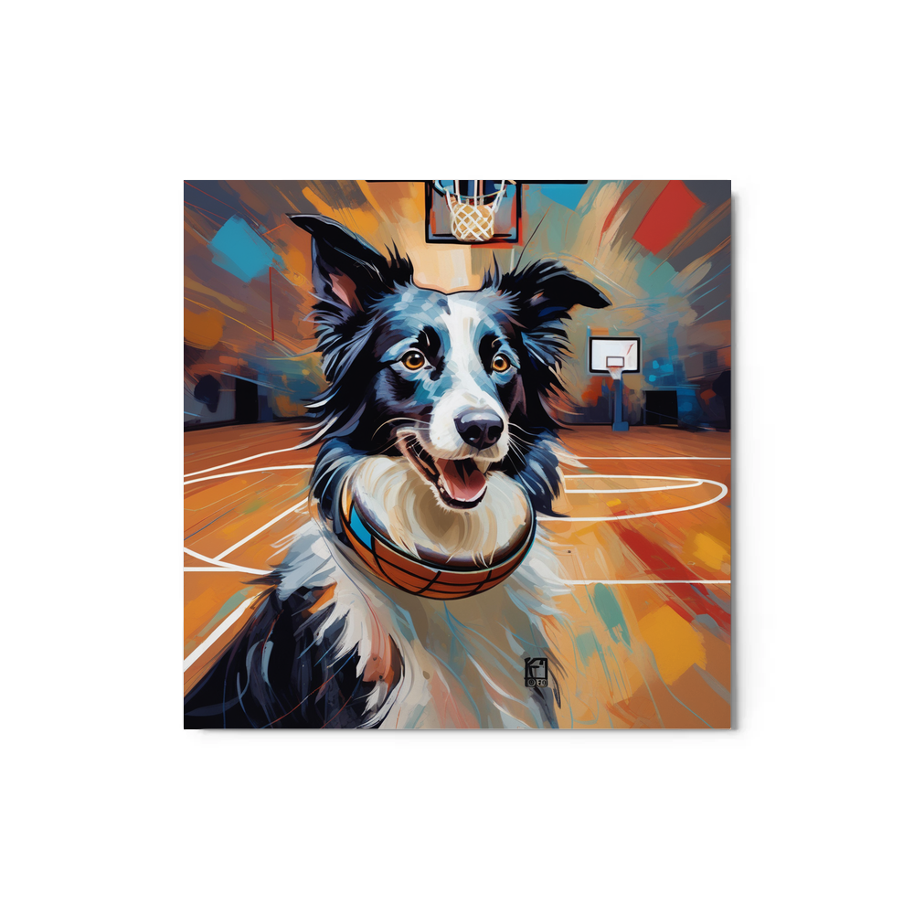 PugMug Custom Border Collie Metal Print