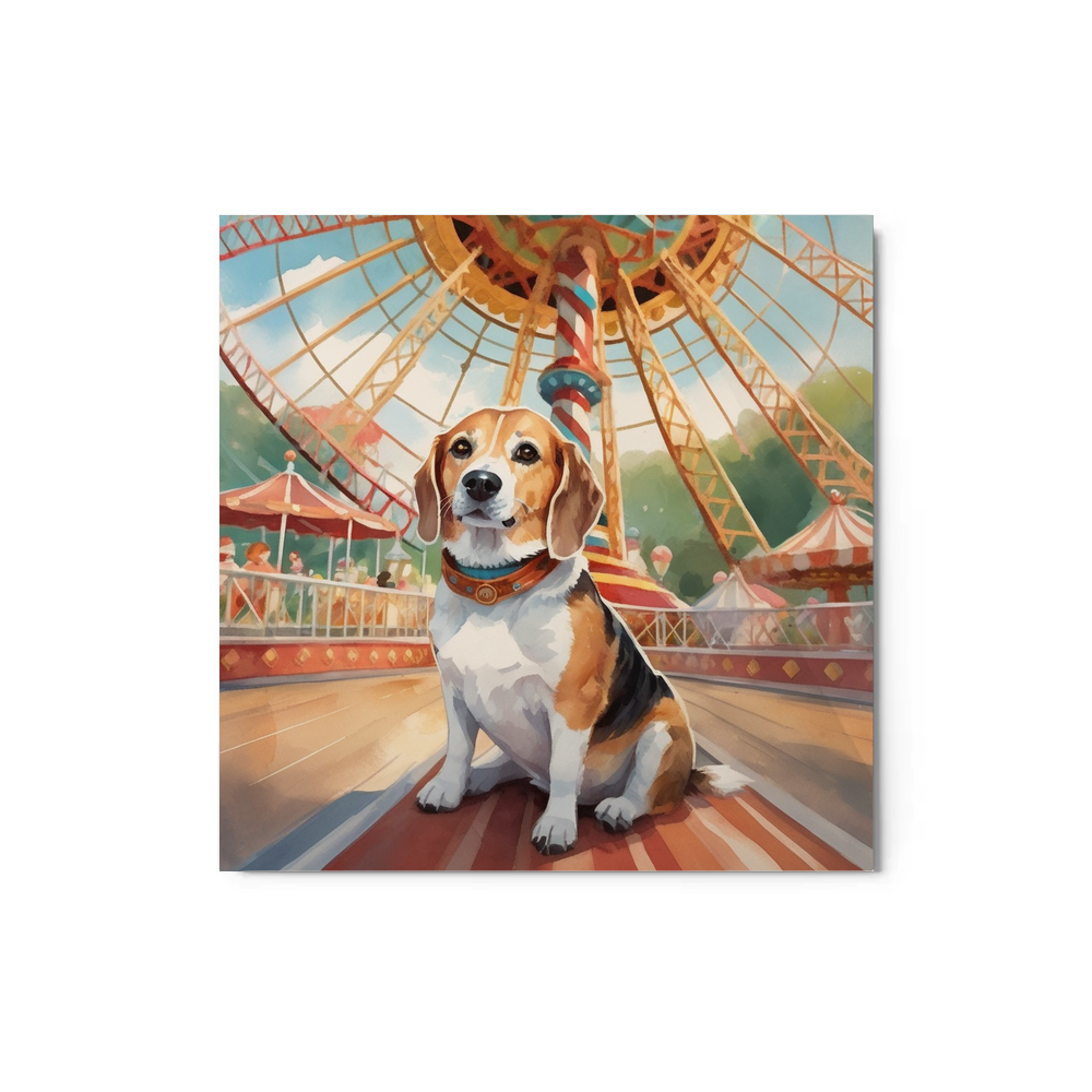 PugMug Custom Munchkin Metal Print