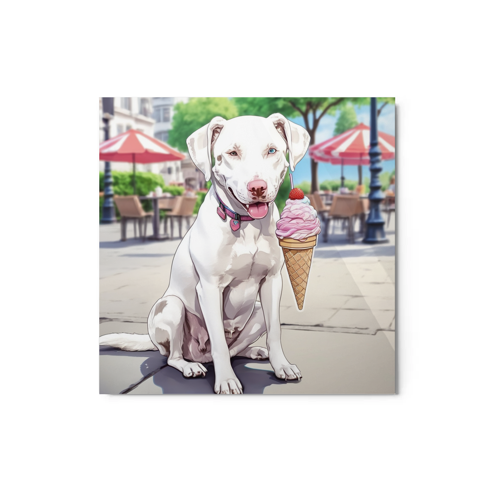 PugMug Custom Penny Metal Print