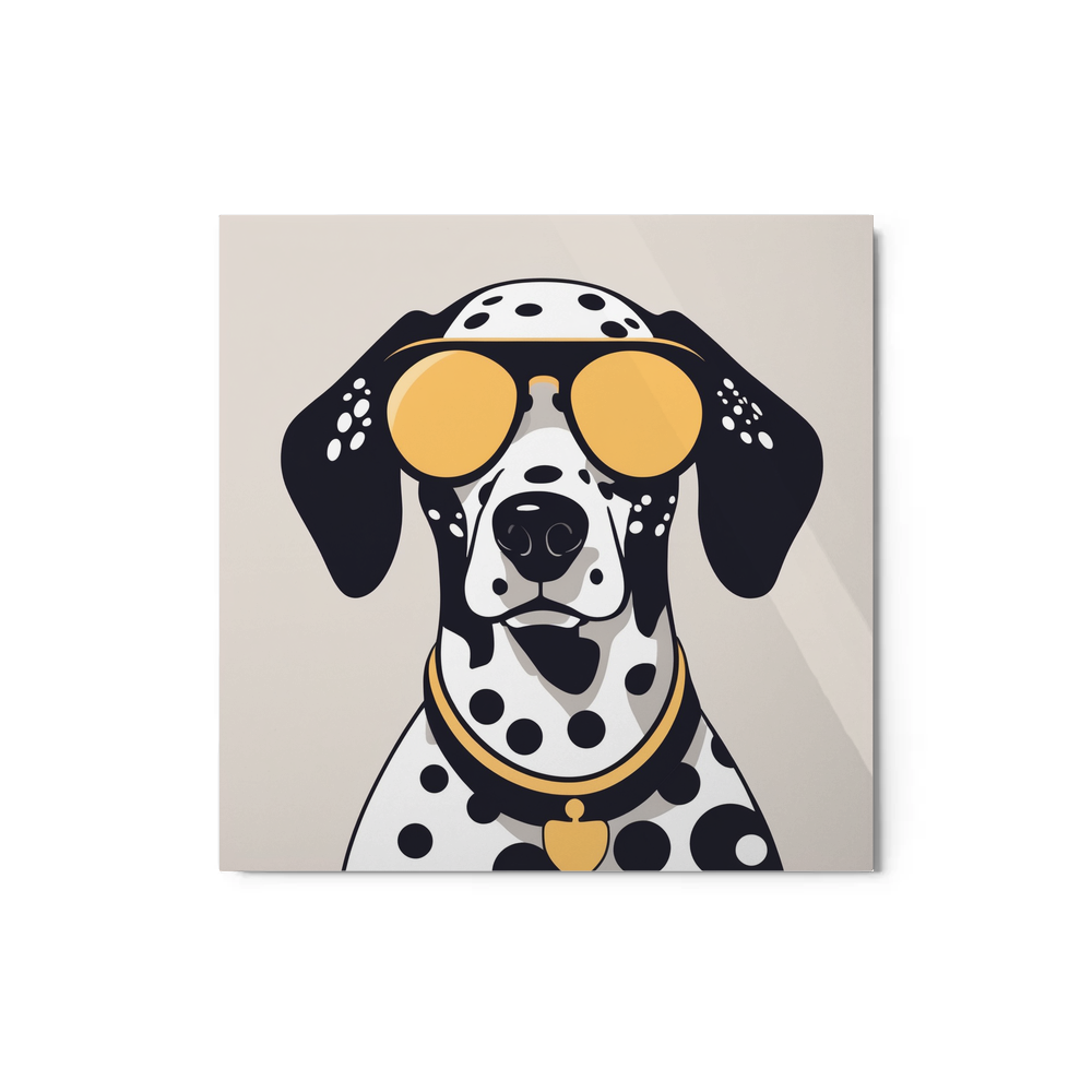 PugMug Custom Dalmatian Metal Print