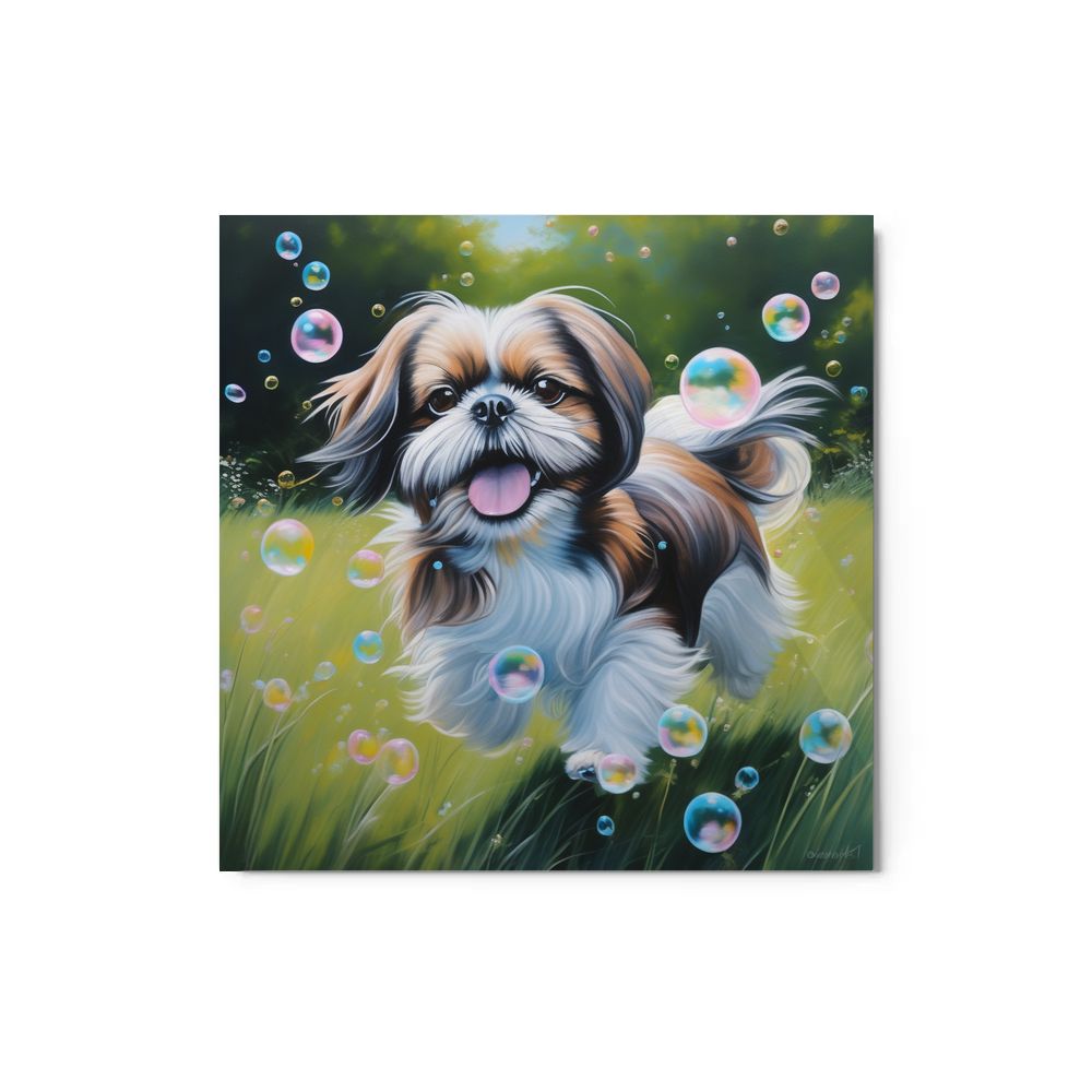 PugMug Custom Shih Tzu Metal Print