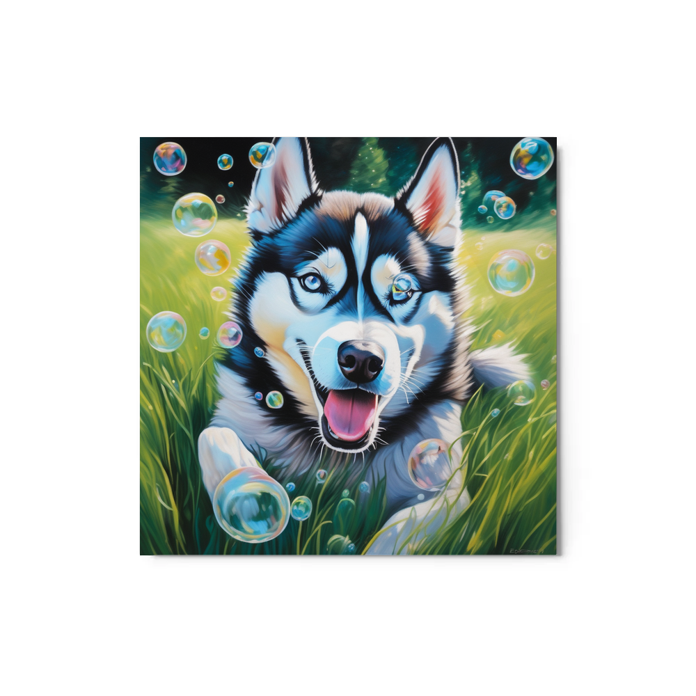 PugMug Custom Siberian Husky Metal Print