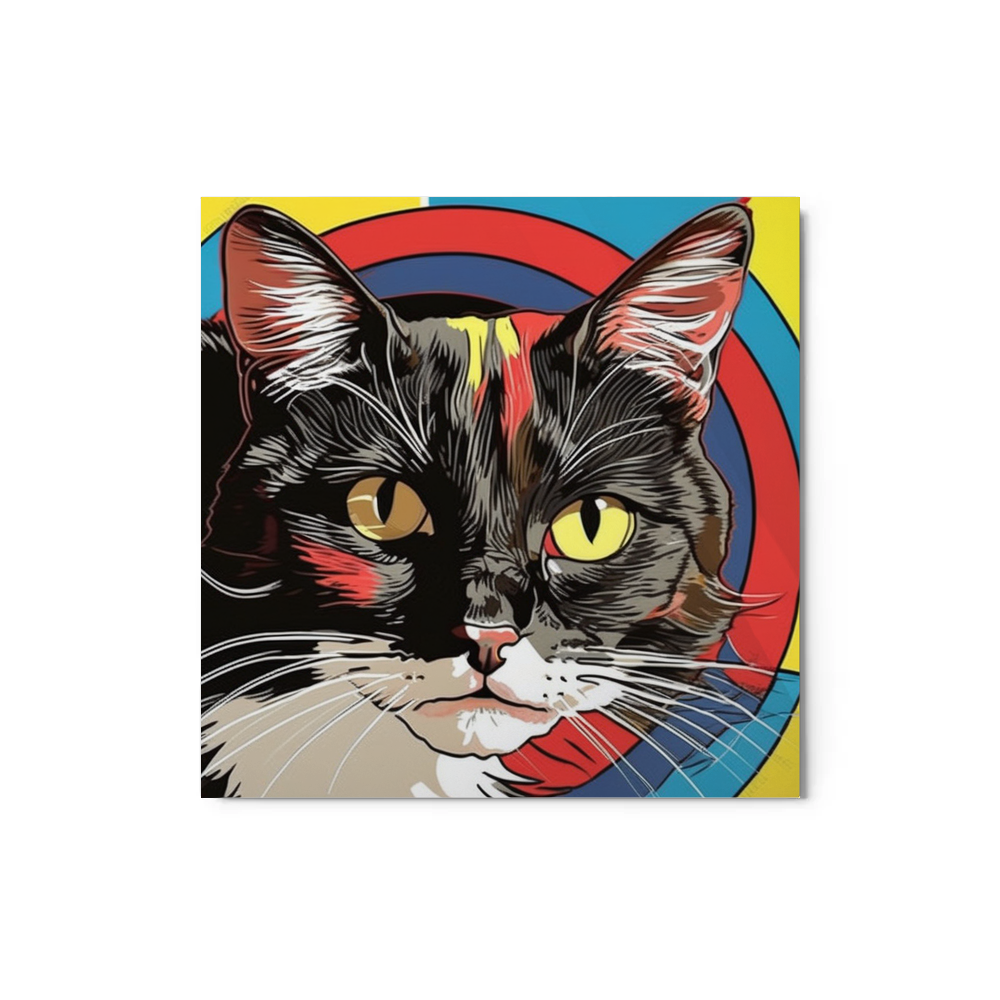 PugMug Custom Peerie Metal Print