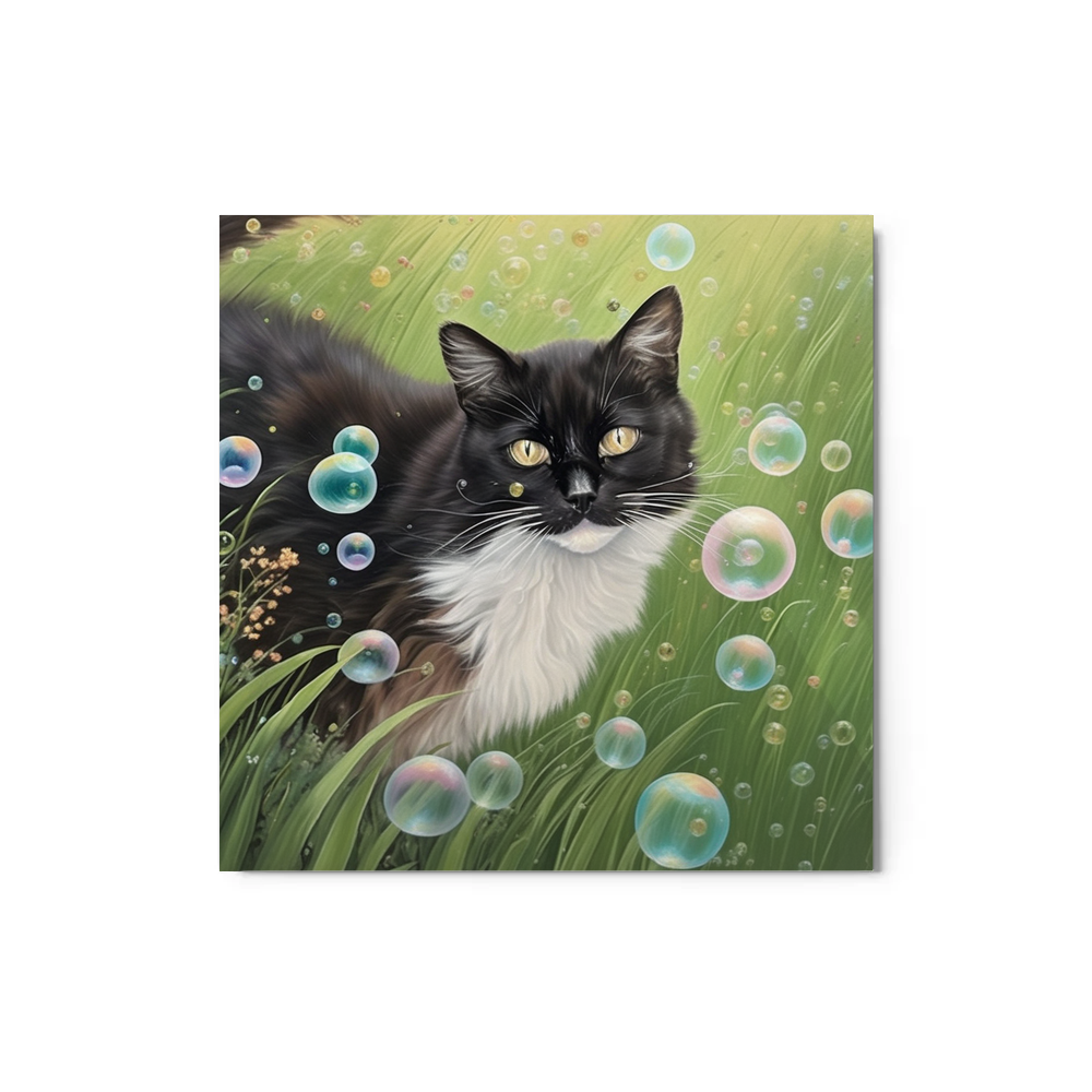 PugMug Custom Peerie Metal Print