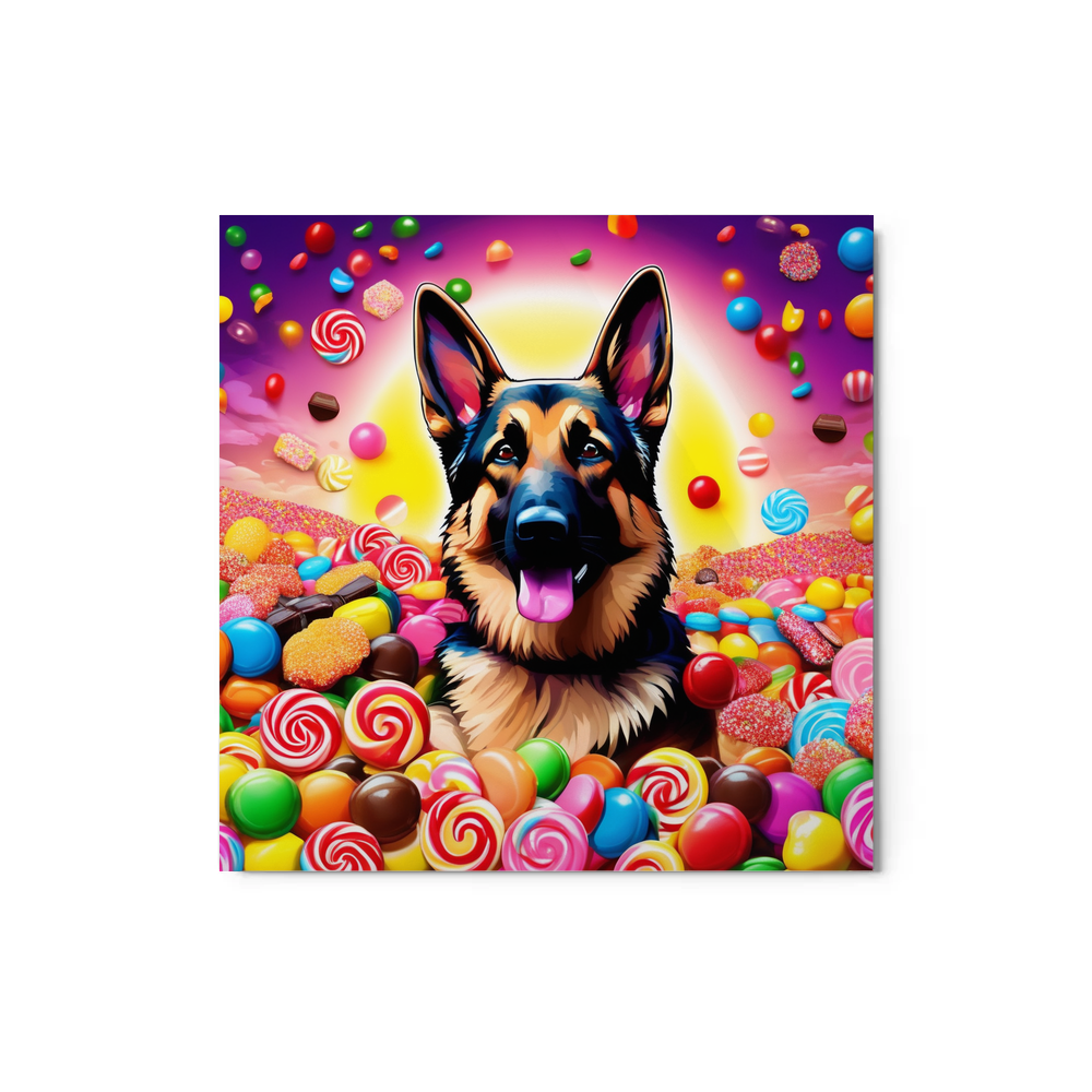 PugMug Custom German Shepherd Dog Metal Print