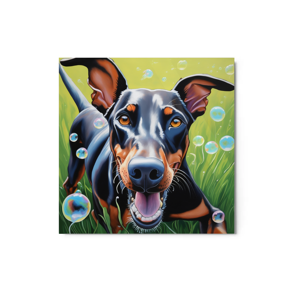 PugMug Custom Pet Metal Print