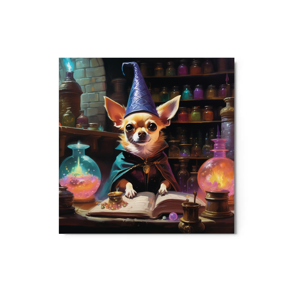 PugMug Custom Chihuahua Metal Print