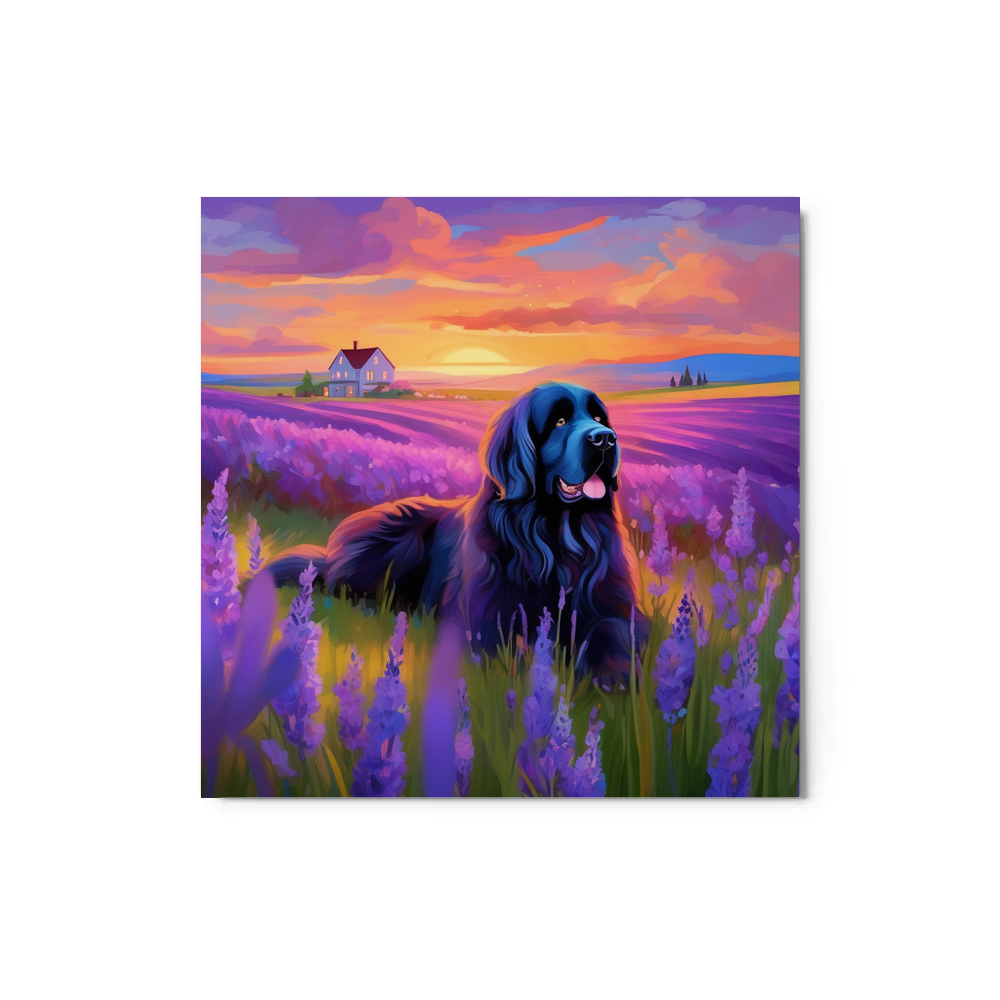 PugMug Custom Newfoundland Metal Print