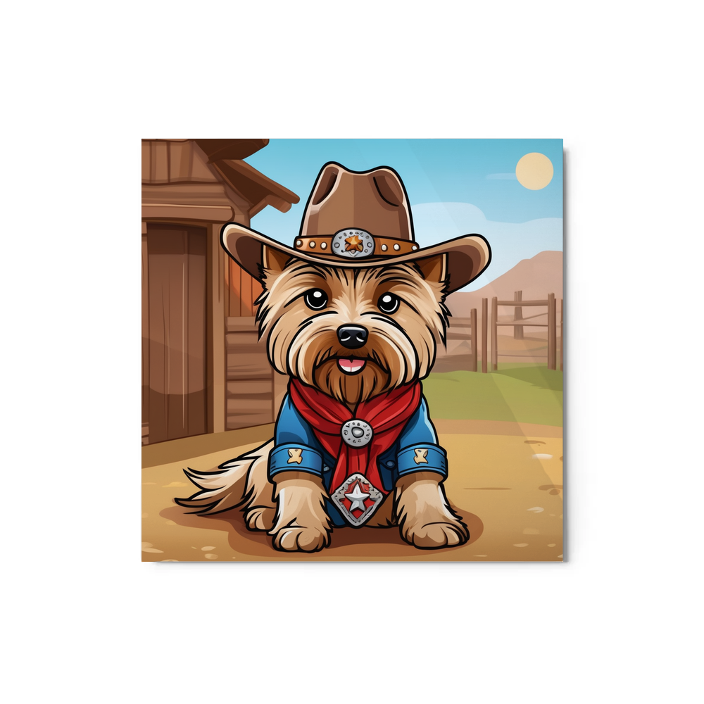 PugMug Custom Cairn Terrier Metal Print