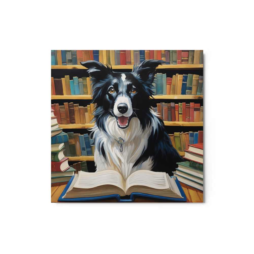 PugMug Custom Border Collie Metal Print