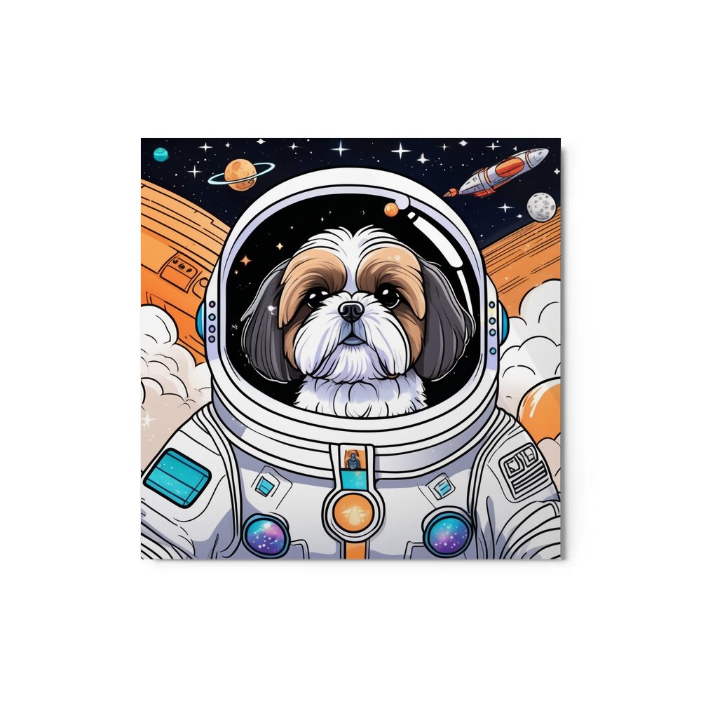 PugMug Custom Shih Tzu Metal Print
