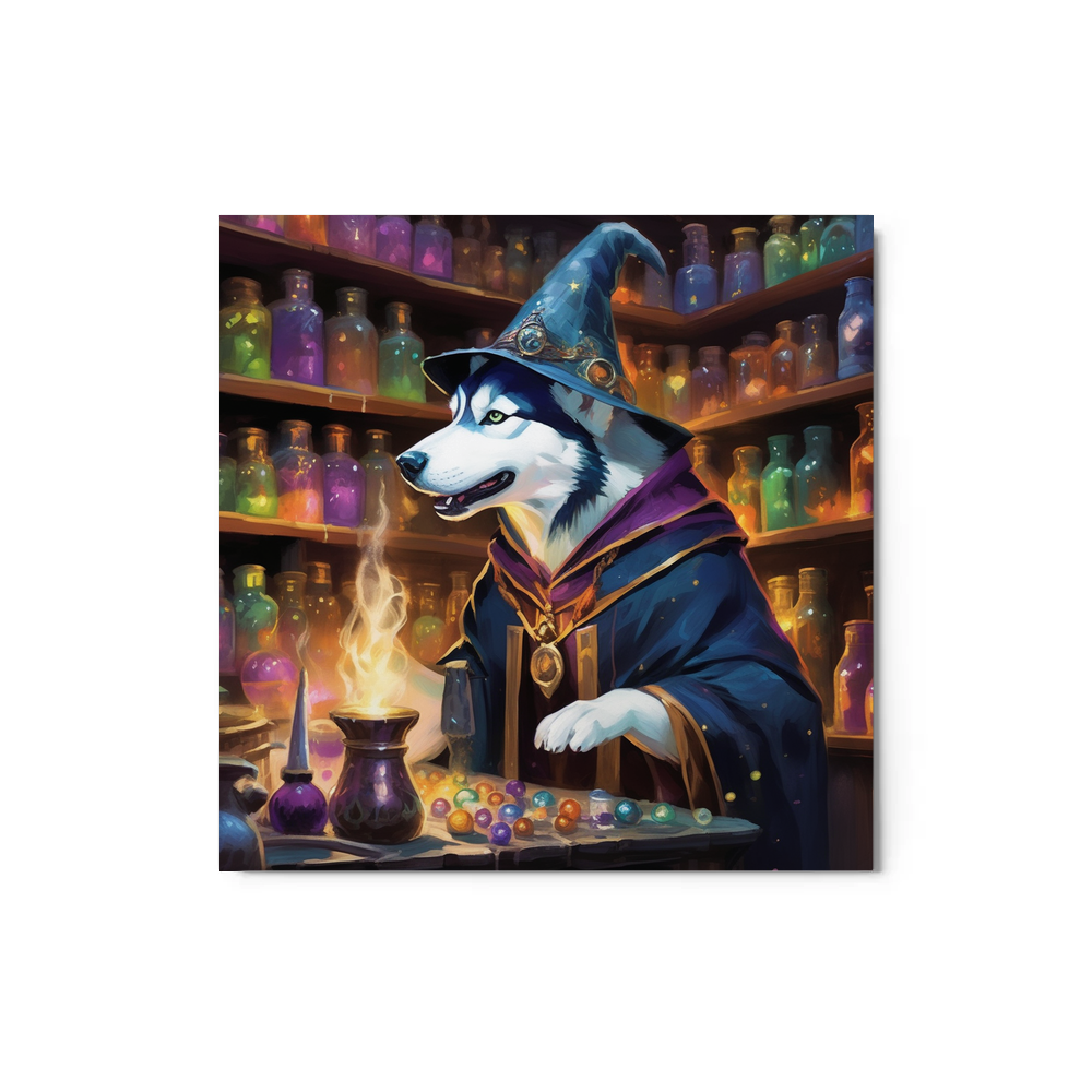 PugMug Custom Siberian Husky Metal Print