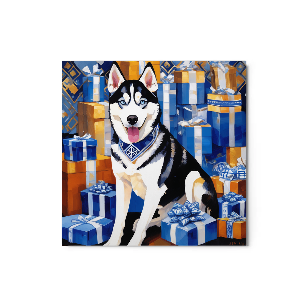 PugMug Custom Siberian Husky Metal Print