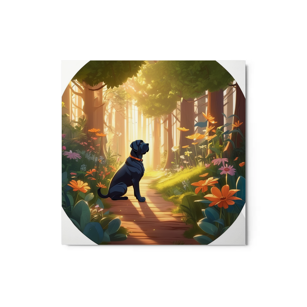 PugMug Custom Mastiff Metal Print