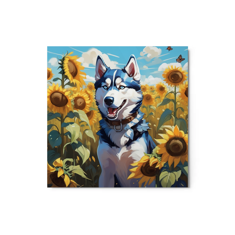 PugMug Custom Siberian Husky Metal Print