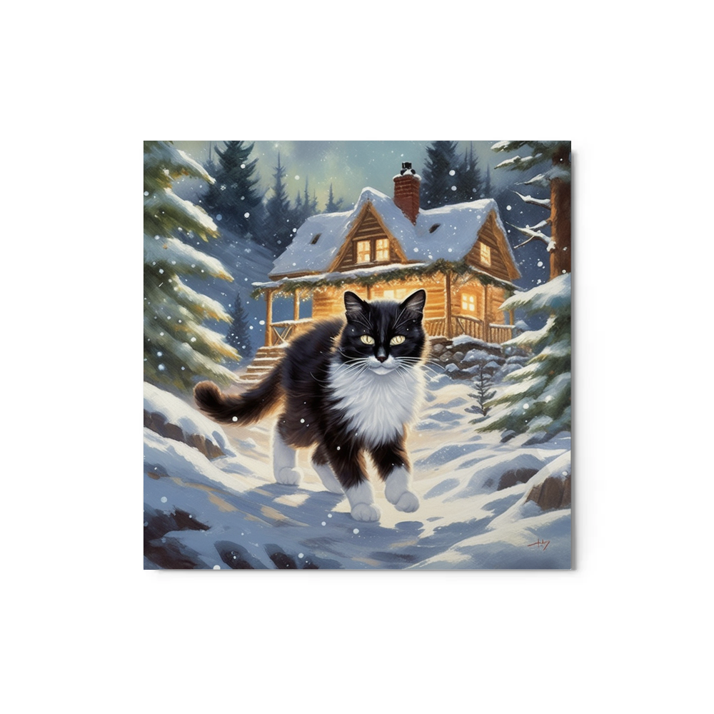 PugMug Custom Peerie Metal Print