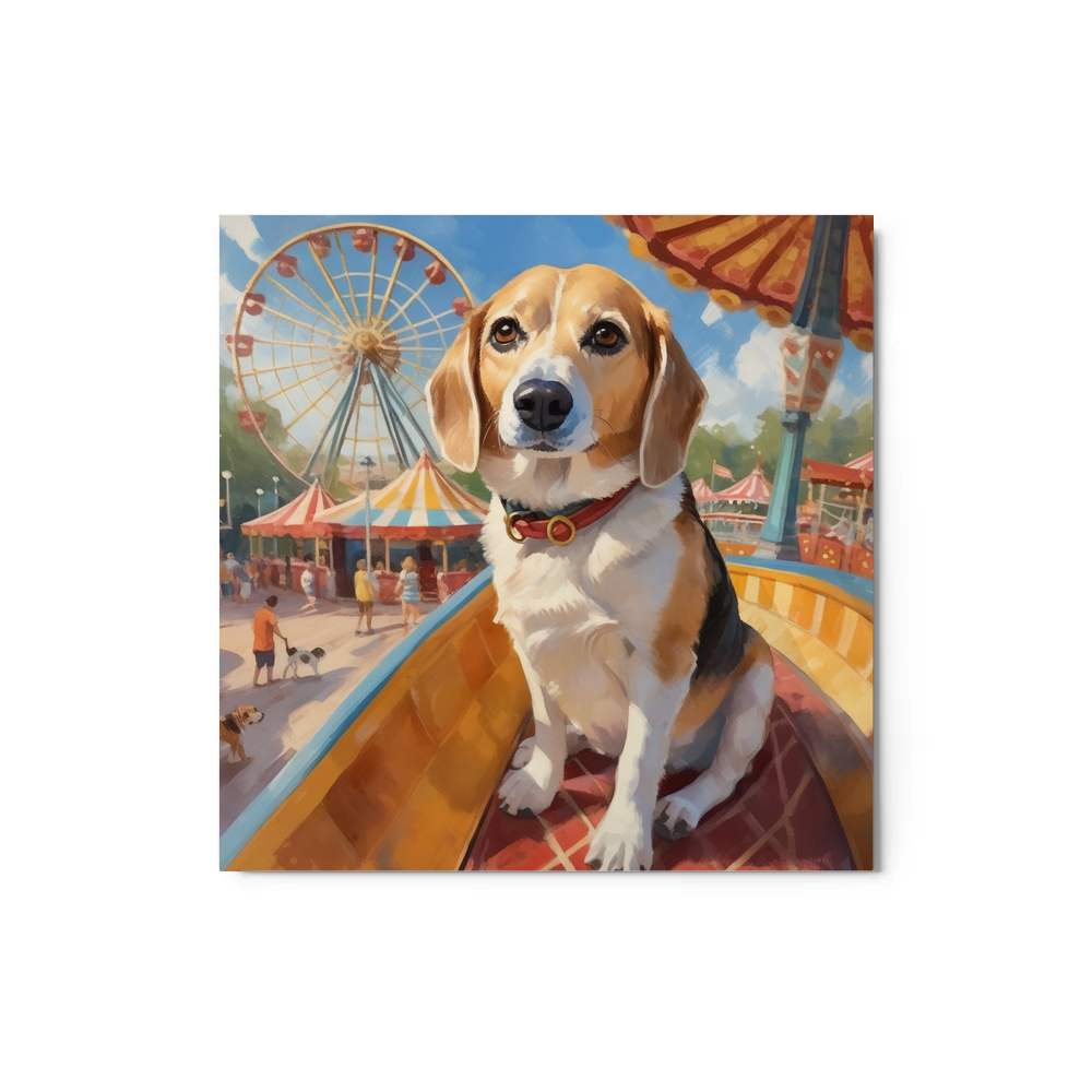 PugMug Custom Munchkin Metal Print