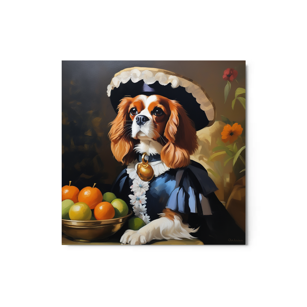 PugMug Custom Cavalier King Charles Spaniel Metal Print