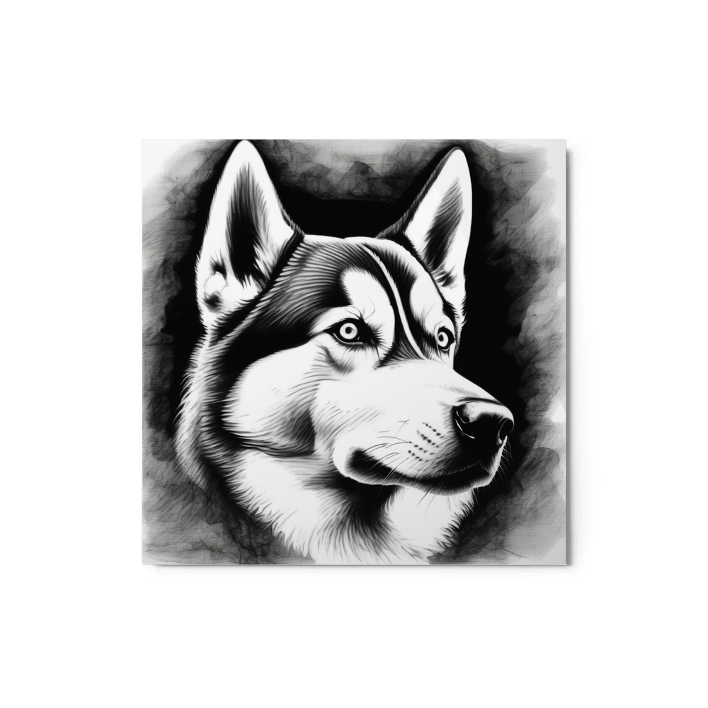 PugMug Custom Siberian Husky Metal Print
