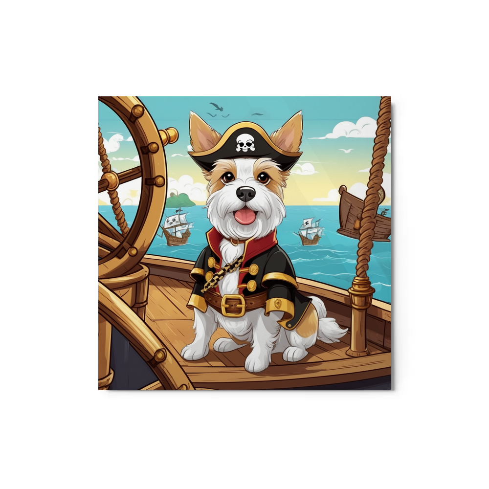 PugMug Custom Luna Metal Print