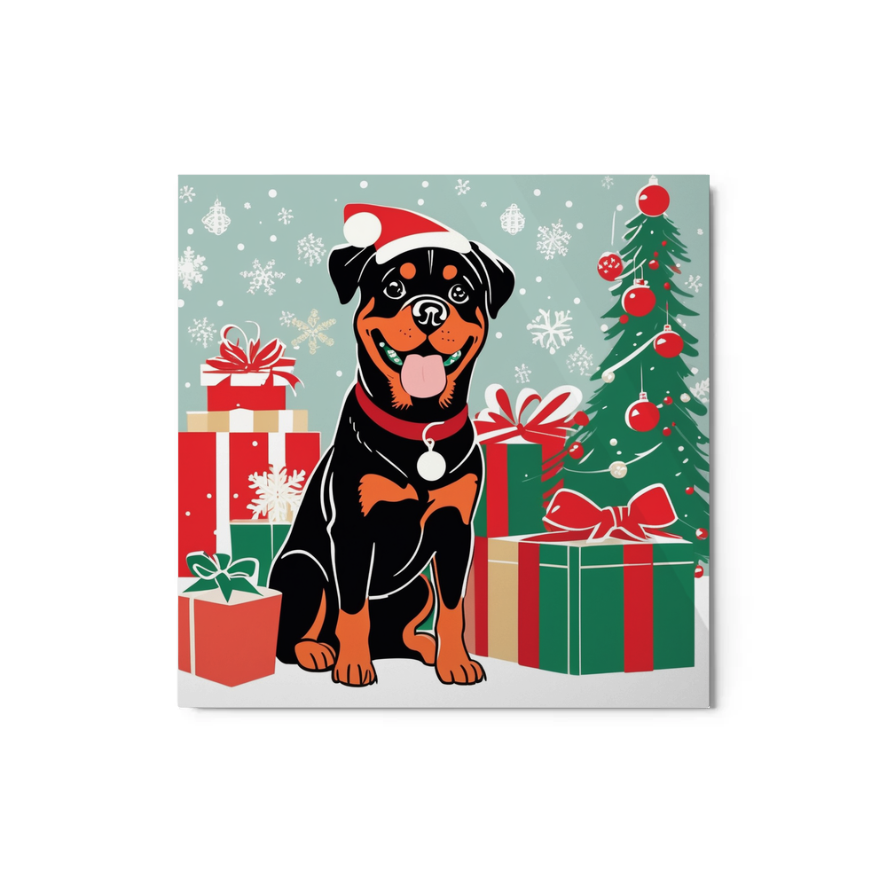 PugMug Custom Rottweiler Metal Print