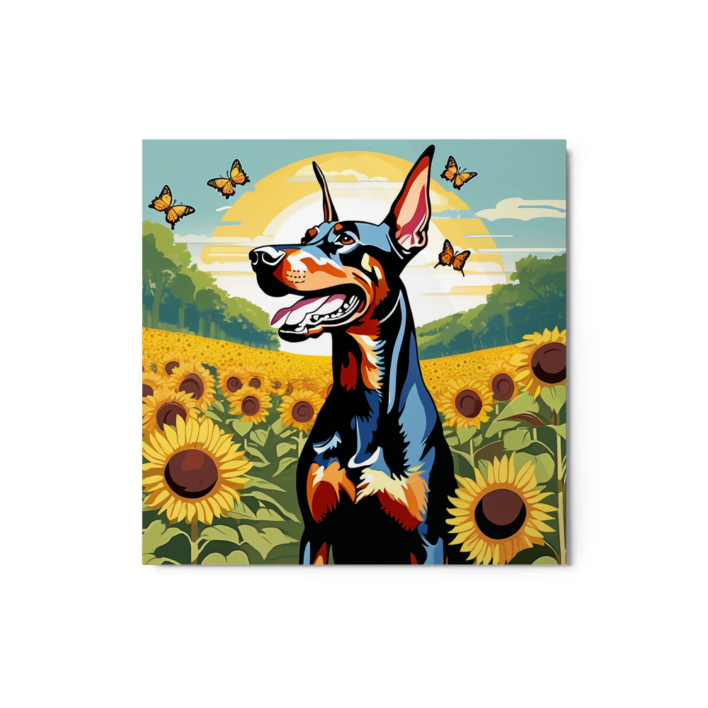 PugMug Custom Pet Metal Print