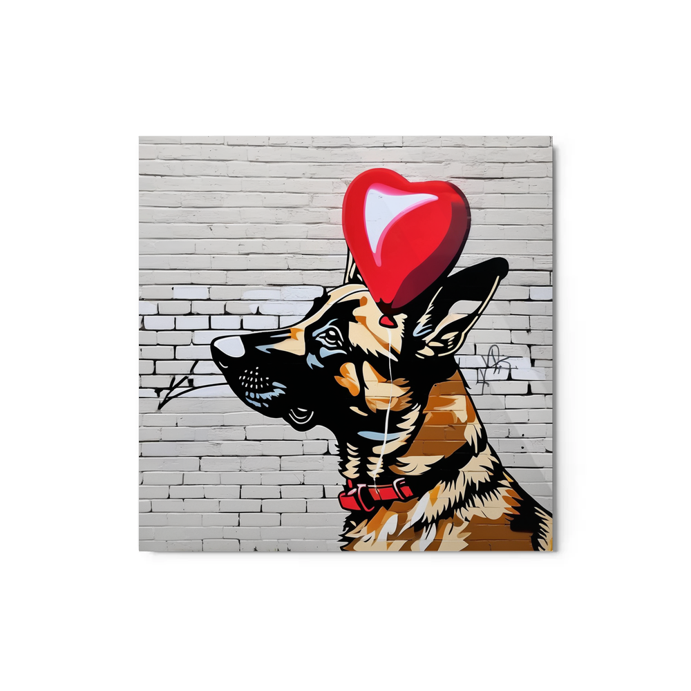 PugMug Custom Belgian Malinois Metal Print