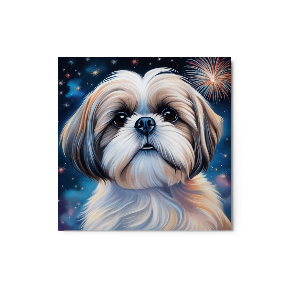 PugMug Custom Shih Tzu Metal Print