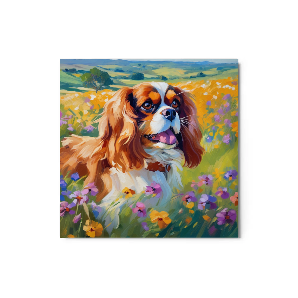 PugMug Custom Cavalier King Charles Spaniel Metal Print