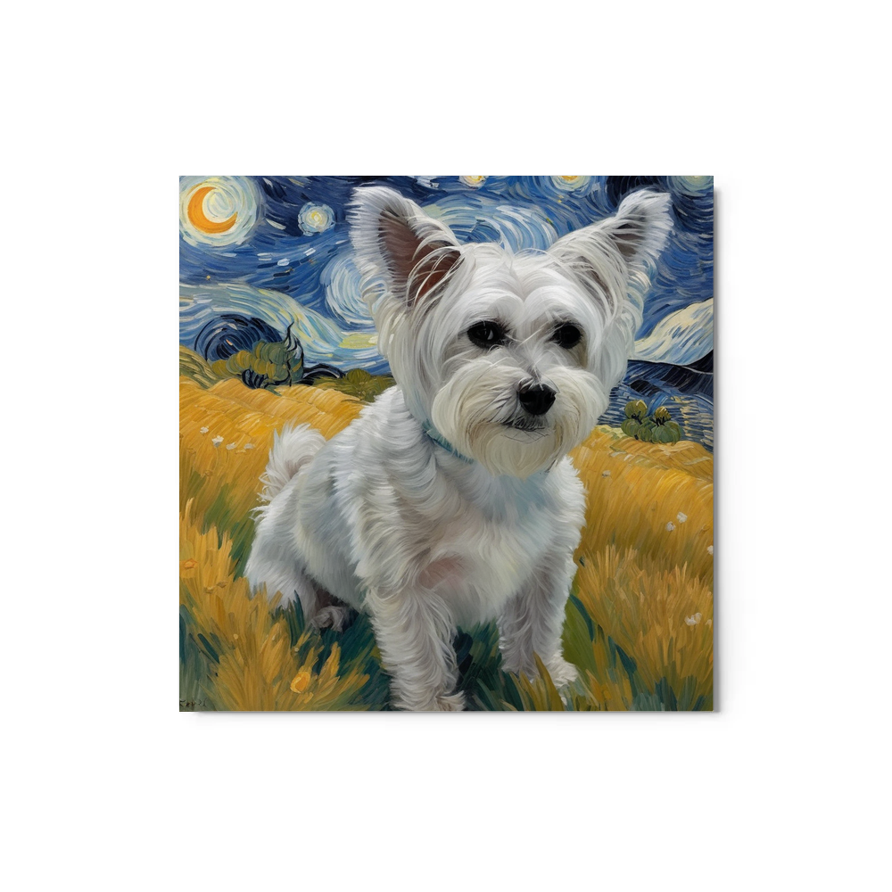 PugMug Custom Leo Metal Print