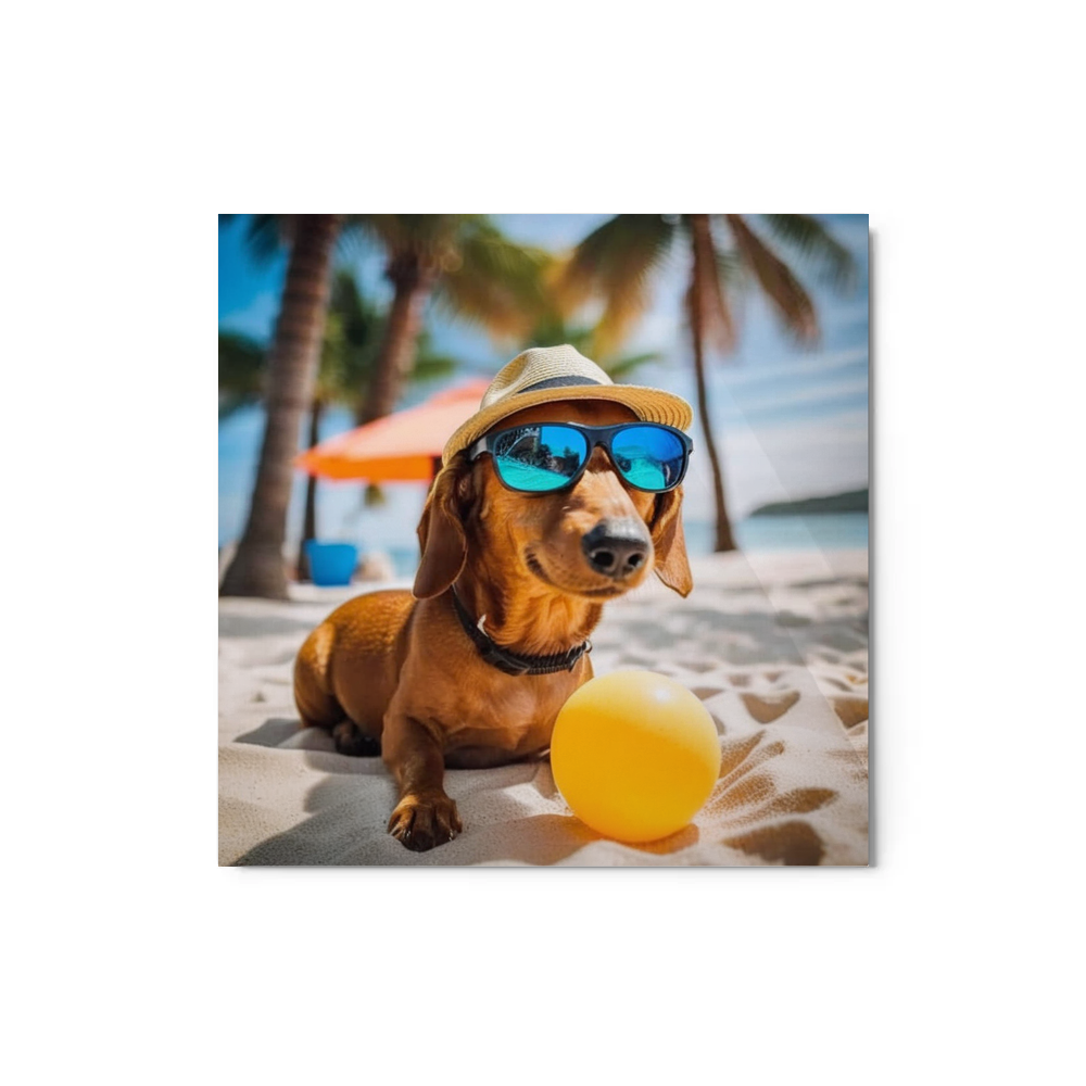 PugMug Custom Rex Metal Print