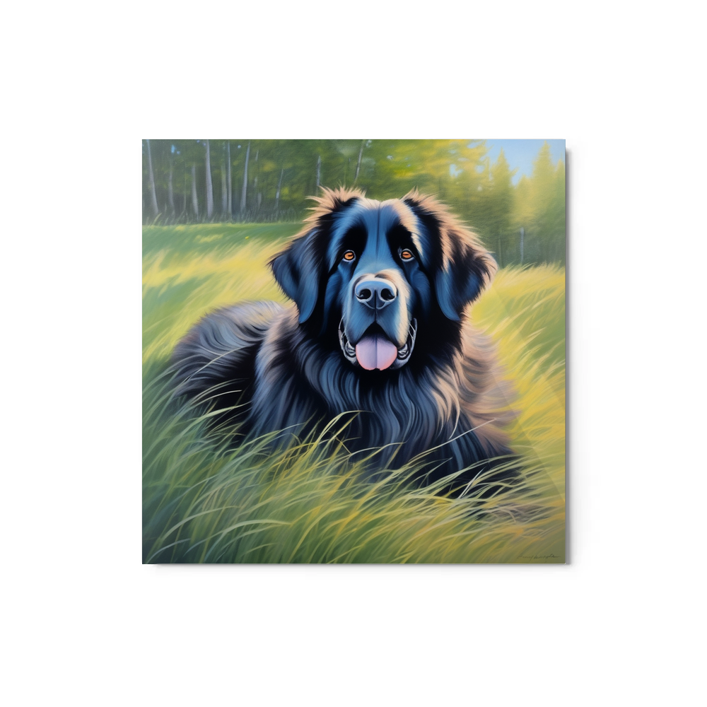 PugMug Custom Newfoundland Metal Print