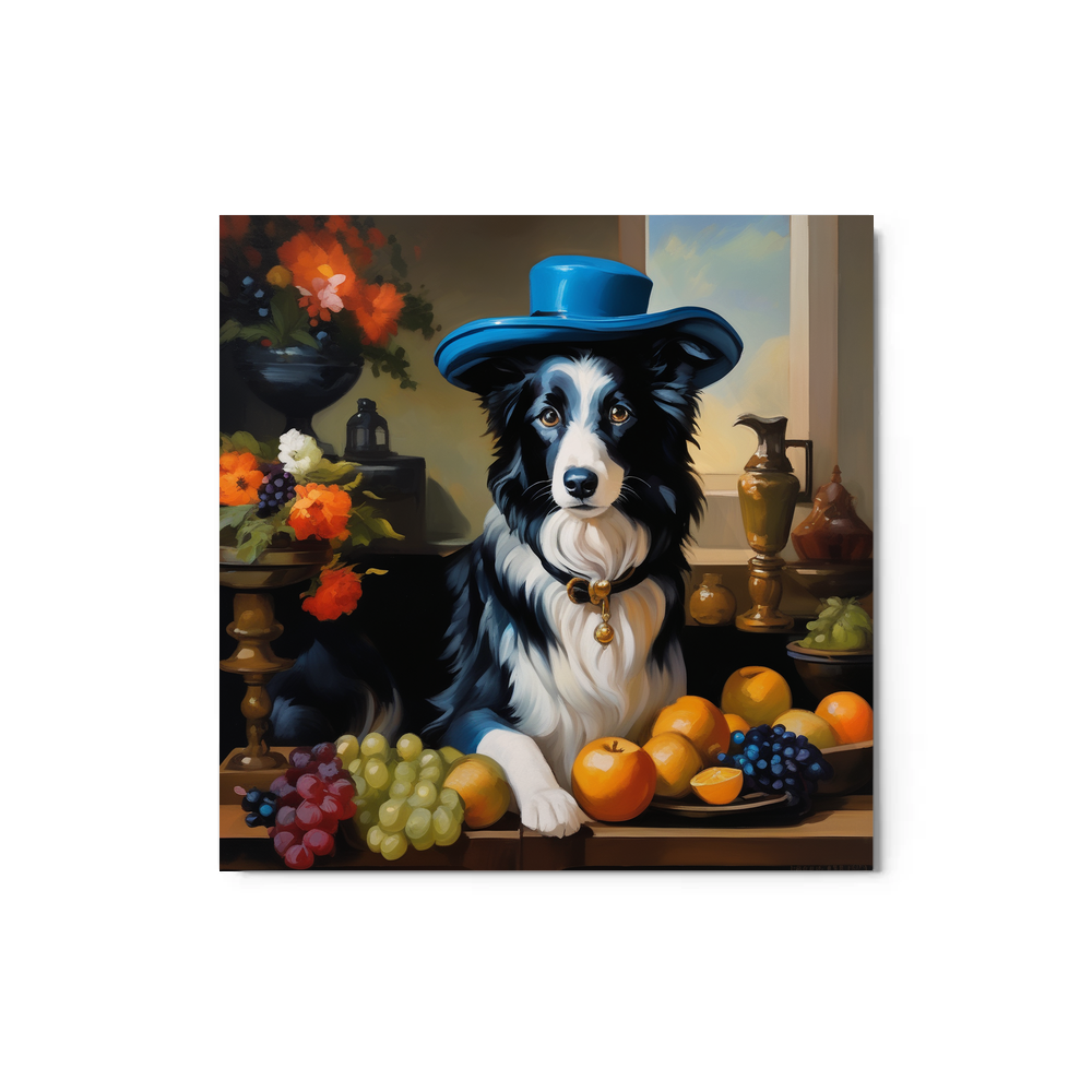 PugMug Custom Border Collie Metal Print
