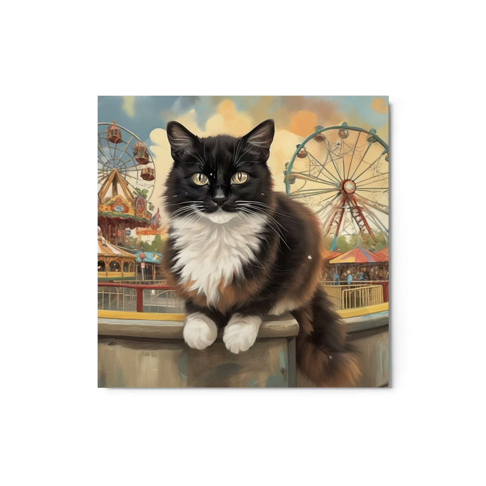 PugMug Custom Peerie Metal Print