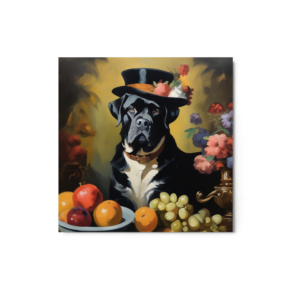 PugMug Custom Mastiff Metal Print