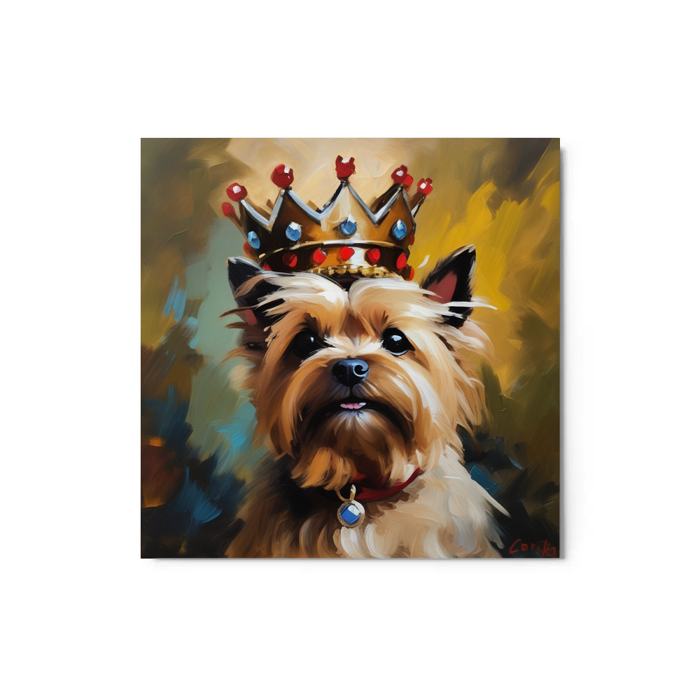 PugMug Custom Cairn Terrier Metal Print