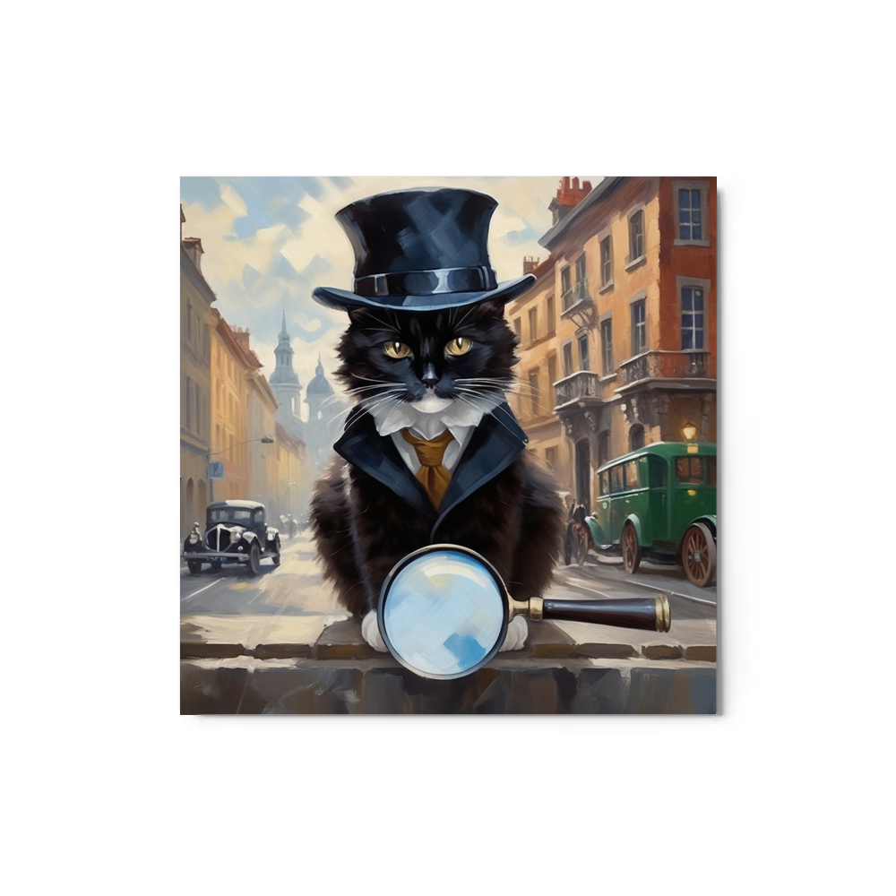 PugMug Custom Peerie Metal Print