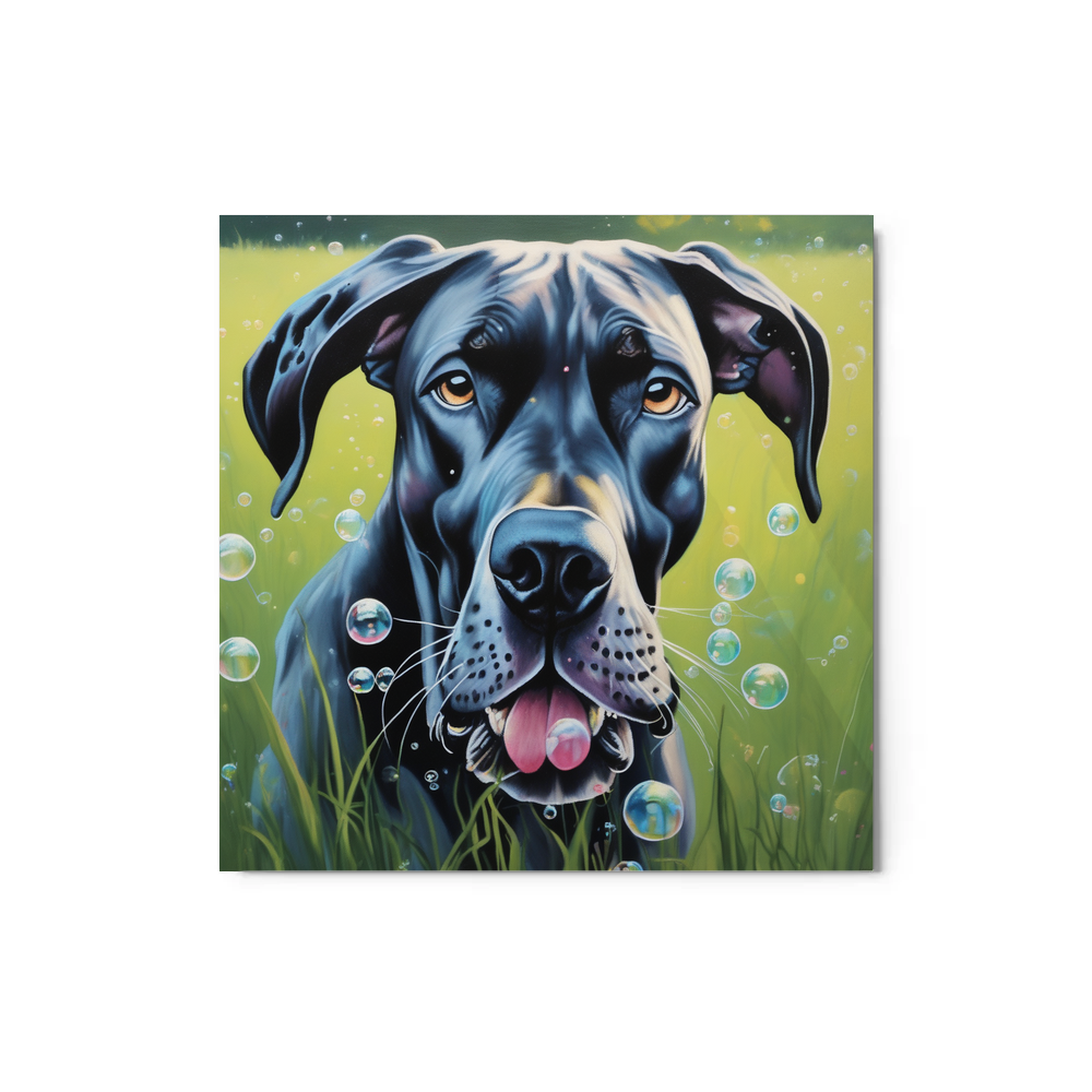 PugMug Custom Great Dane Metal Print