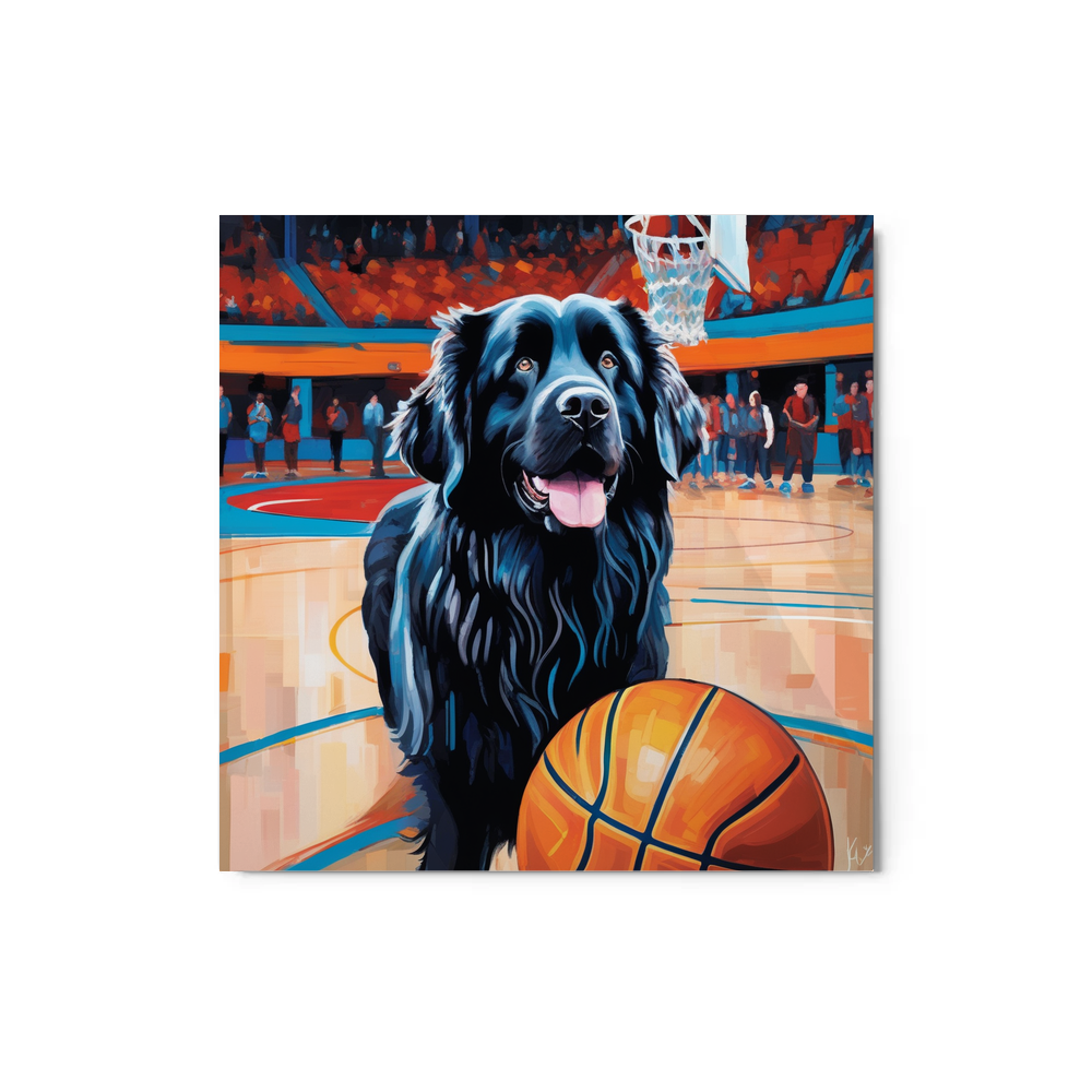 PugMug Custom Newfoundland Metal Print