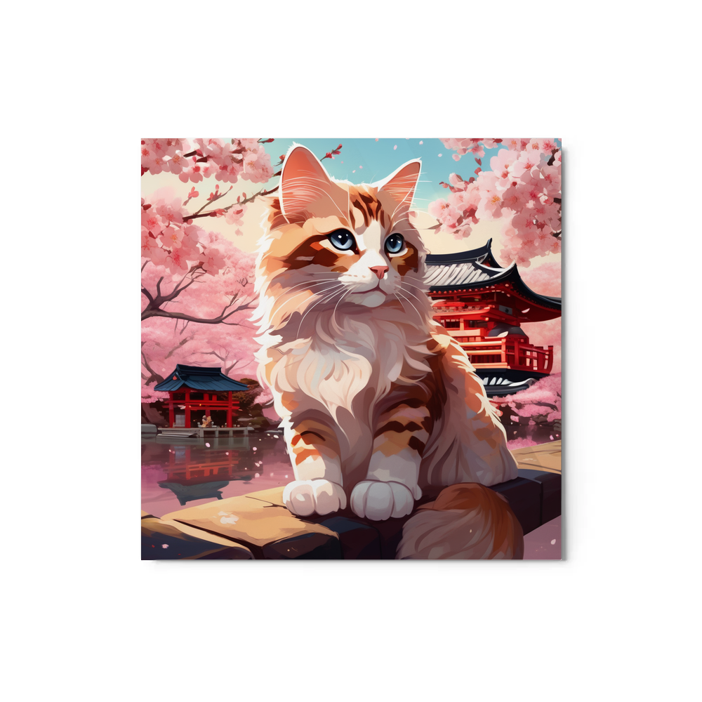 PugMug Custom Tabby Ragdoll Cat Metal Print