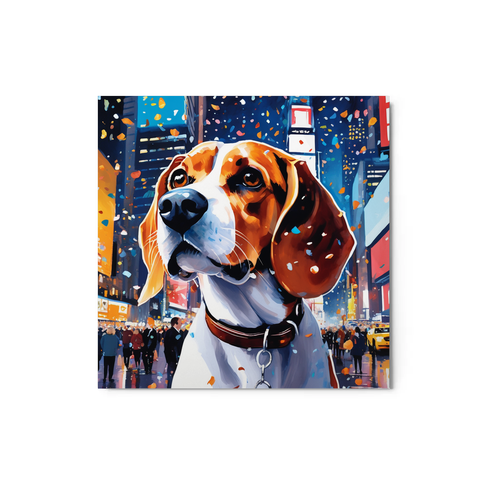 PugMug Custom Beagle Metal Print