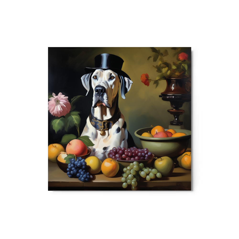 PugMug Custom Great Dane Metal Print