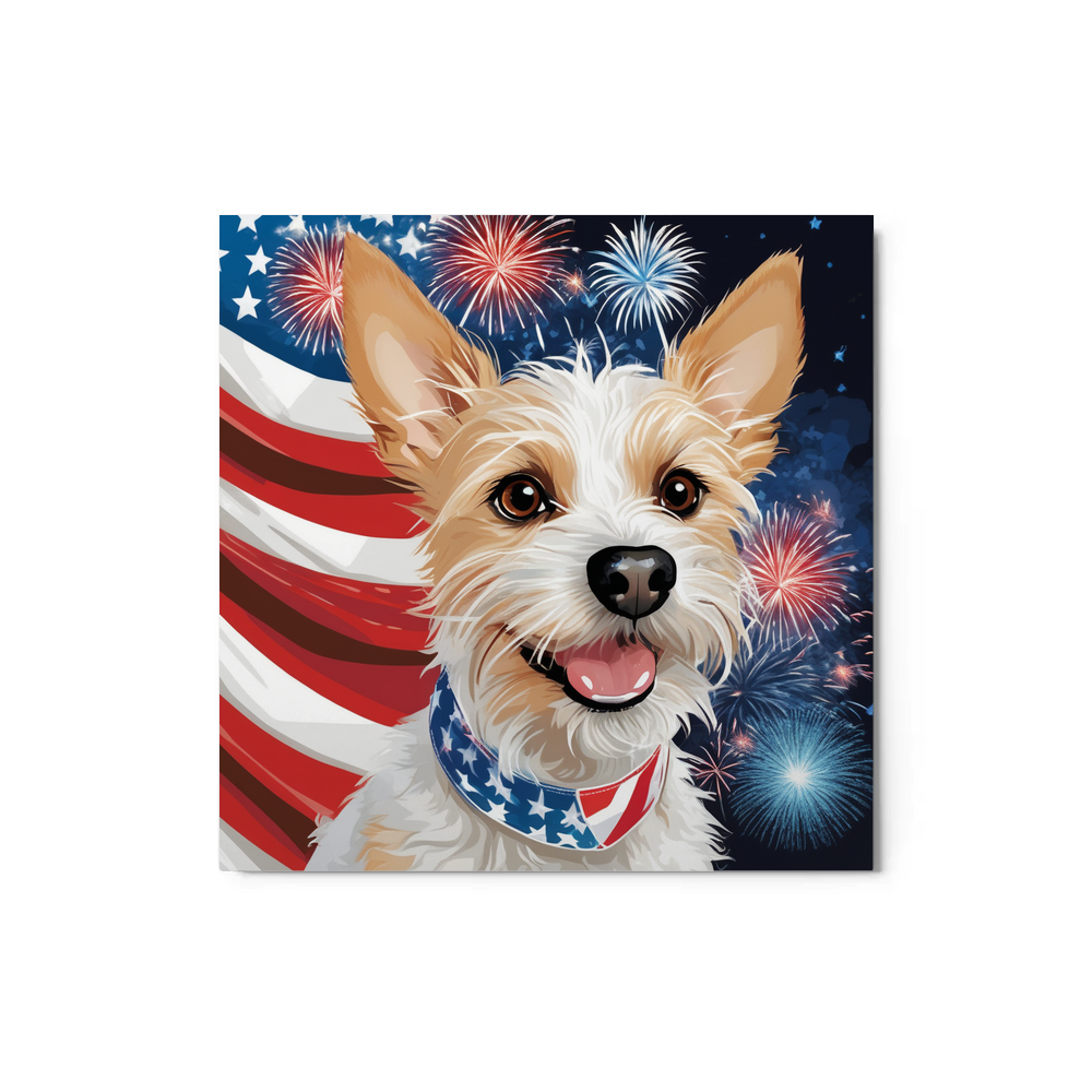 PugMug Custom Luna Metal Print