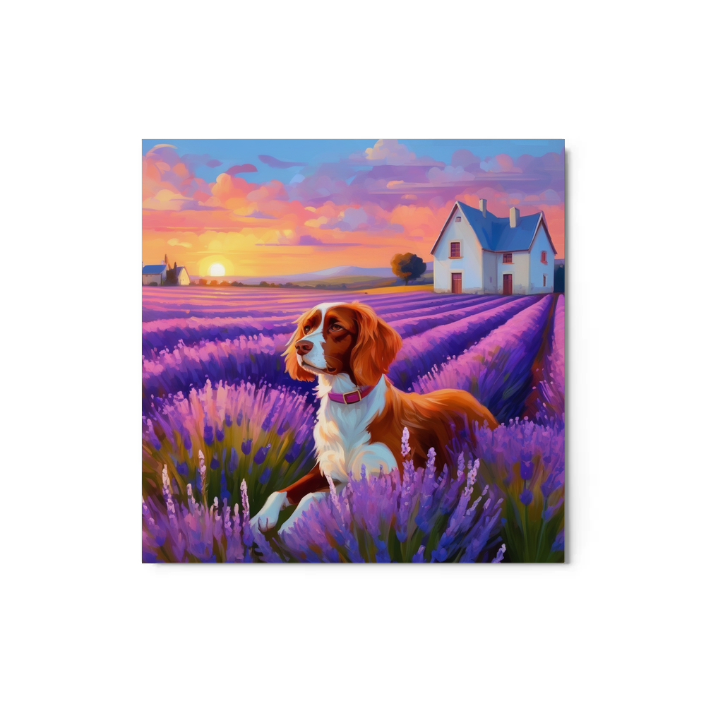 PugMug Custom Brittany Dog Metal Print